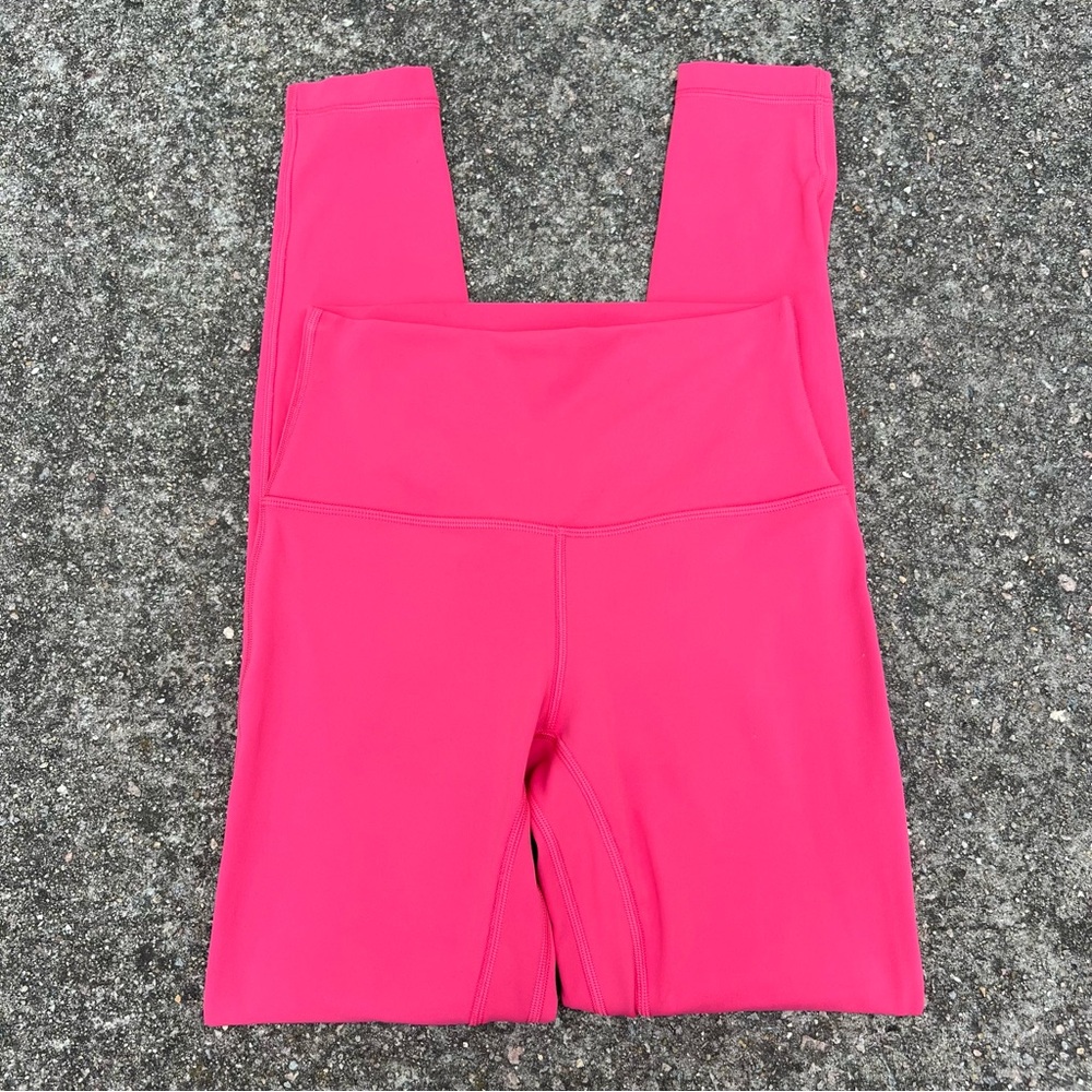 Lululemon Align High Rise Leggings 25” Glaze Pink Size 4 Yoga Athletic Pants - Picture 2 of 5
